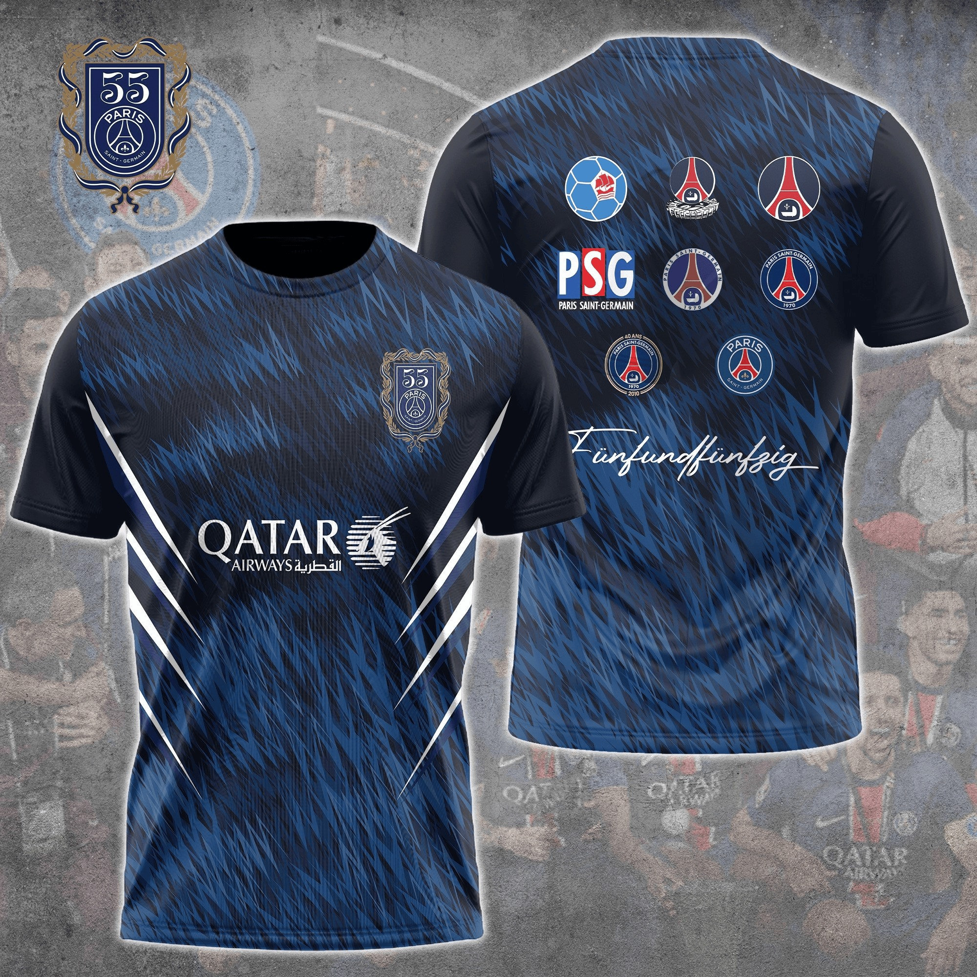 Parisiens And Champions 2024 2025 FC Club T-Shirt Gifts For Husband