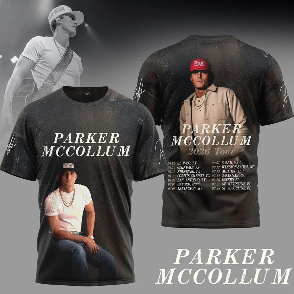 Parker McCollum 2026 Tour Shirt Country Music Concert Dates T-Shirt Parker McCollum Merch Parker McCollum 2026 Tour Shirt Country Music Concert Dates T-Shirt Parker McCollum Merch