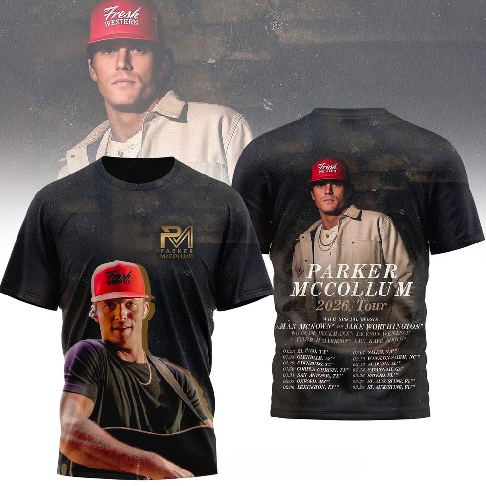 Parker McCollum 2026 Tour T-Shirt Parker McCollum Merch Gift Ideas For Music Lovers