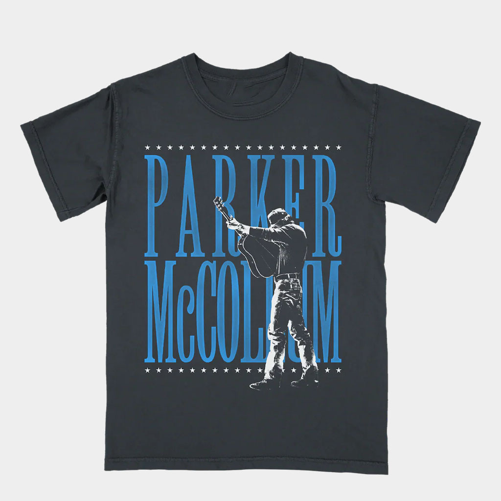 Parker McCollum Merch Blue Star PM T-Shirt Gifts For Music Enthusiasts