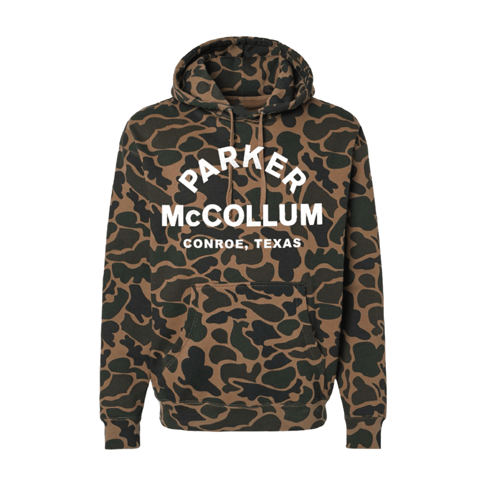 Parker McCollum Merch Camo Arch Text Hoodie Gift Ideas For Music Lovers