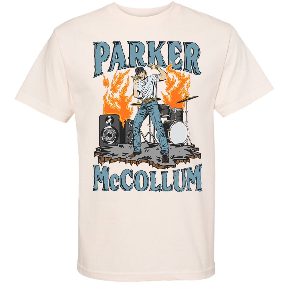 Parker Mccollum Merch Cartoon Parker Mccollum T-Shirt Father's Day Presents For Son