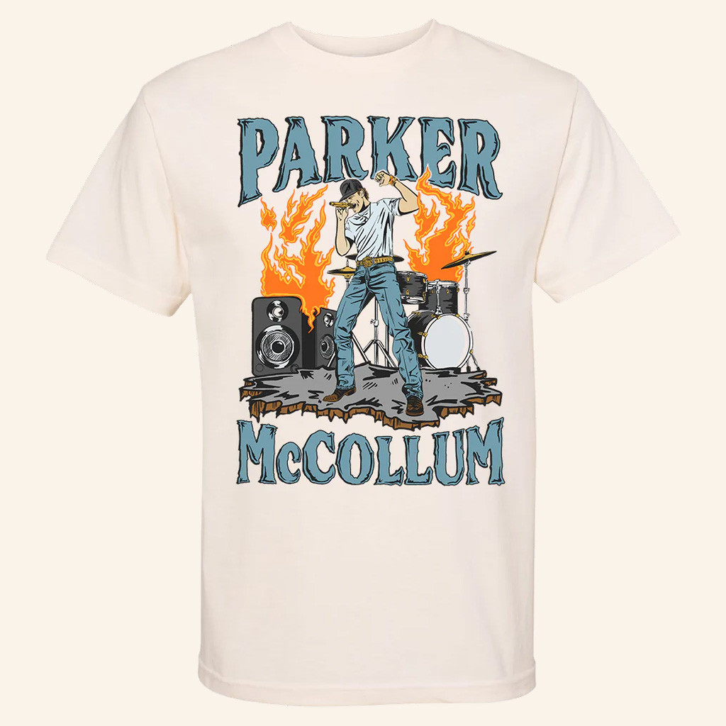 Parker McCollum Merch Cartoon T-Shirt Music Lover Gift Ideas For Him