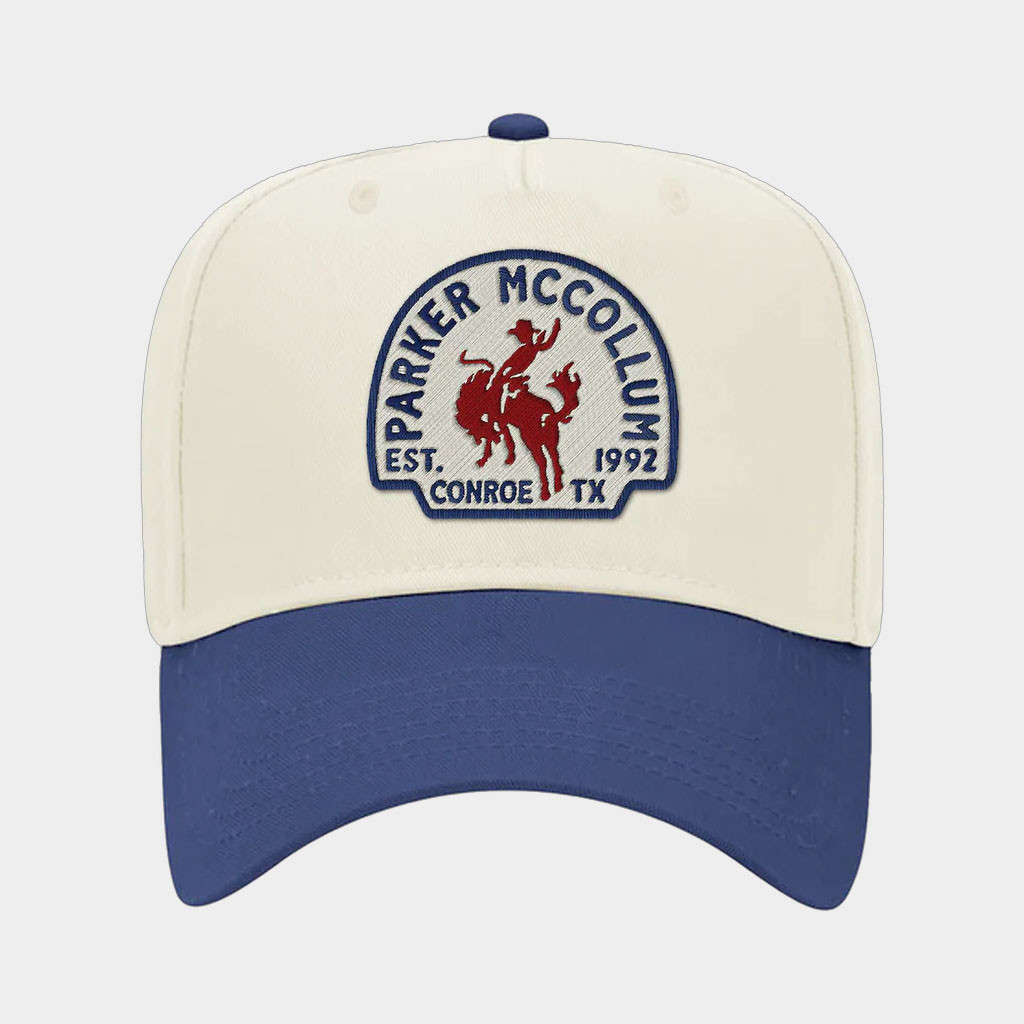 Parker McCollum Merch Cowboy Embroidered Hat PM Hat Cool Gifts For Music Lovers