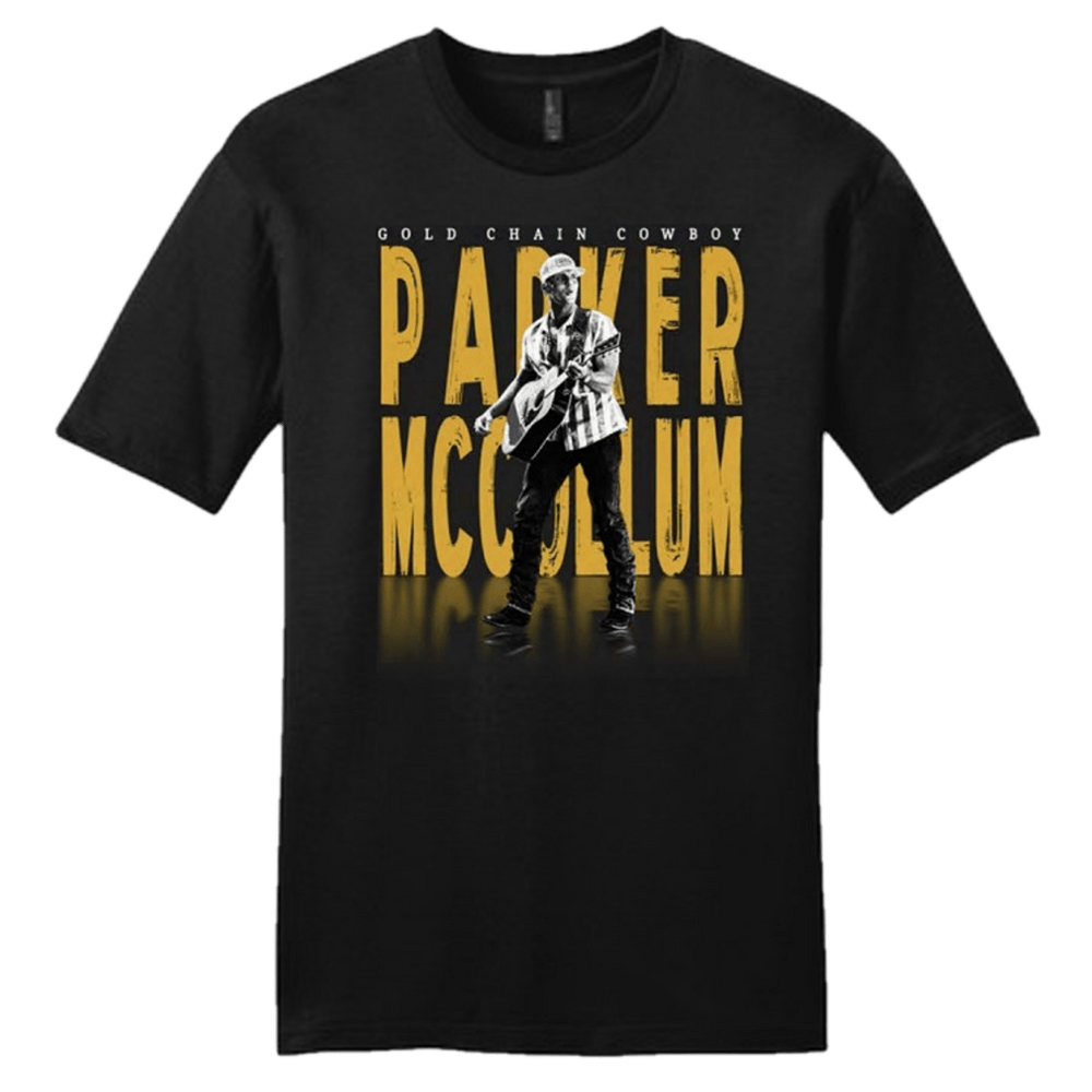 Parker Mccollum Merch Gold Chain Cowboy Photo T-Shirt Gifts For Father's Day Ideas Parker Mccollum Merch Gold Chain Cowboy Photo T-Shirt Gifts For Father's Day Ideas