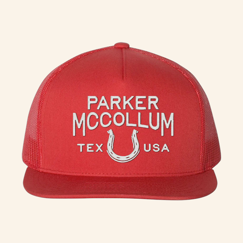 Parker McCollum Merch Horseshoe Trucker Hat Gifts Ideas For Boyfriend Parker McCollum Merch Horseshoe Trucker Hat Gifts Ideas For Boyfriend
