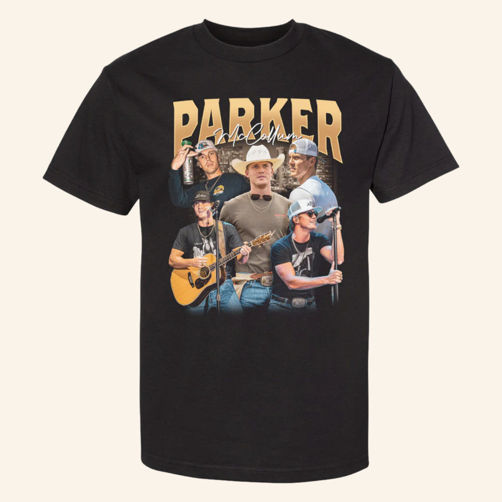 Parker McCollum Merch Tour 2025 Collage T-Shirt Gifts For Music Enthusiasts Parker McCollum Merch Tour 2025 Collage T-Shirt Gifts For Music Enthusiasts