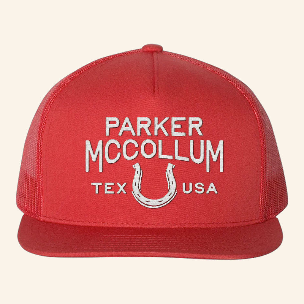 Parker McCollum Merch Tour 2025 Horseshoe Trucker Hat Snapback Fans Gifts