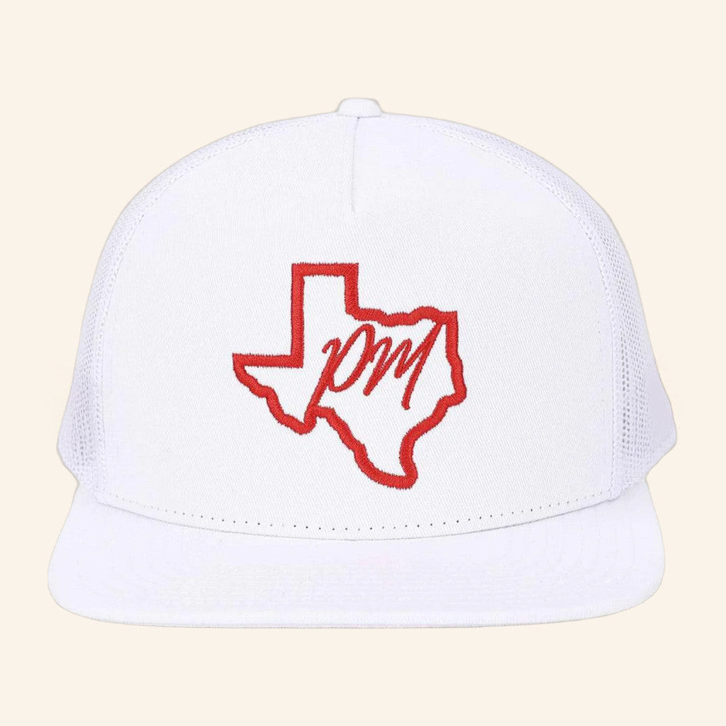 Parker McCollum Merch Tour 2025 PM x Southern String Texas Trucker Hat Snapback Embroidered Parker McCollum Merch Tour 2025 PM x Southern String Texas Trucker Hat Snapback Embroidered