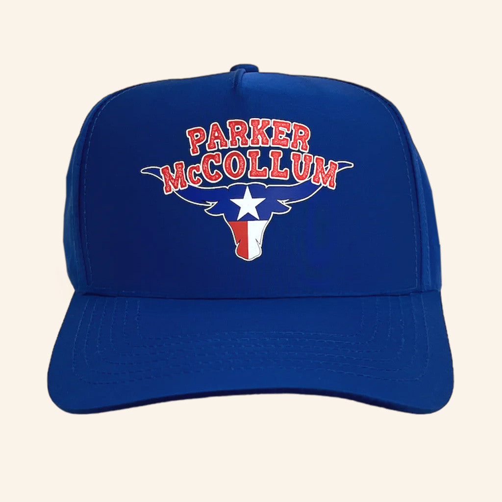 Parker McCollum Merch Tour 2025 Royal Texas Longhorn Hat Gifts For Friends Parker McCollum Merch Tour 2025 Royal Texas Longhorn Hat Gifts For Friends