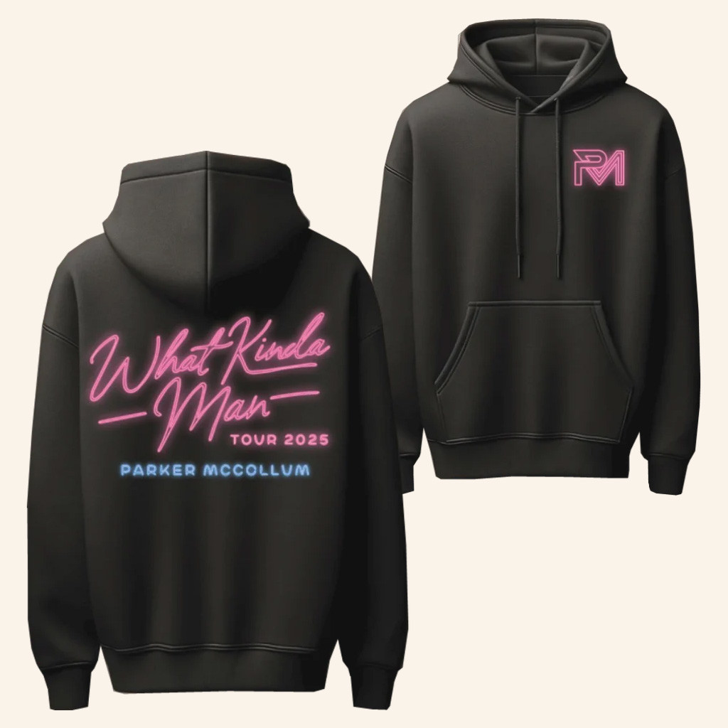 Parker McCollum Merch What Kinda Man Tour Hoodie Best Gifts For Music Lovers
