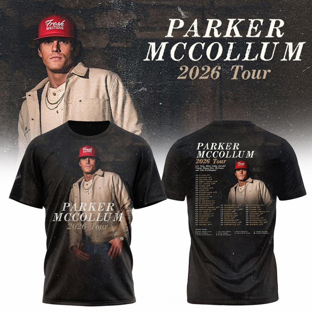 Parker McCollum Tour 2026 T-Shirt Parker McCollum Merch Birthday Gifts For Music Lovers