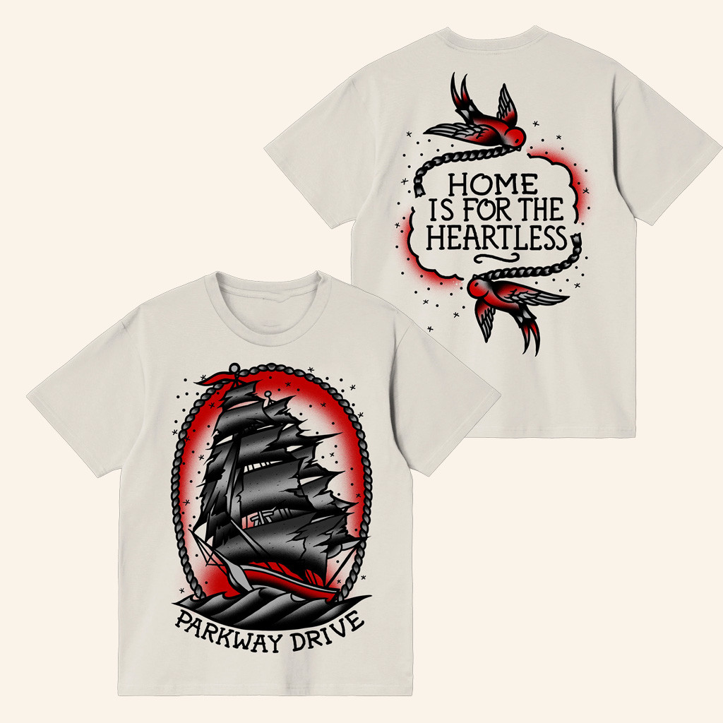 Parkway Drive Merch Home Is For The Heartless T-Shirt Christmas Presents For Him Parkway Drive Merch Home Is For The Heartless T-Shirt Christmas Presents For Him