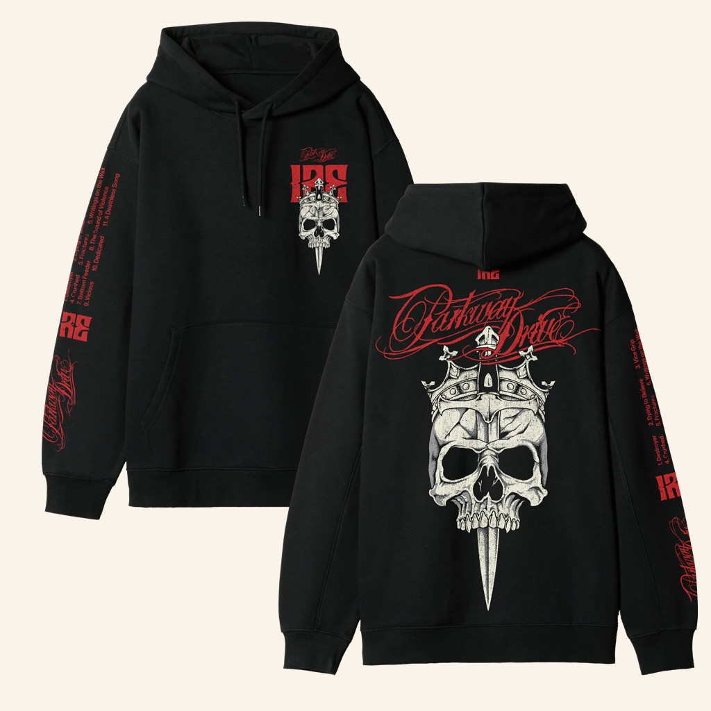 Parkway Drive Merch Ire Skull Hoodie Christmas Presents For Boyfriend Parkway Drive Merch Ire Skull Hoodie Christmas Presents For Boyfriend