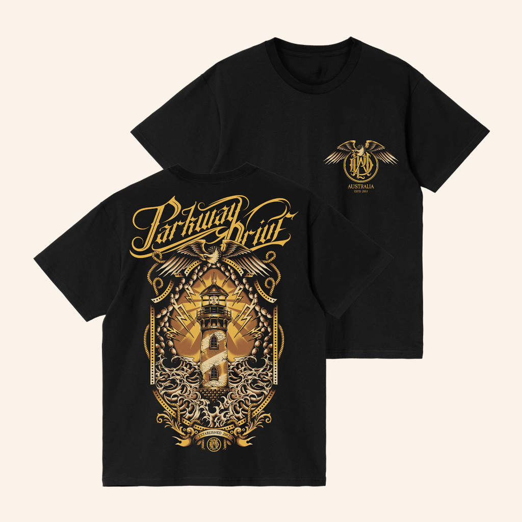 Parkway Drive Merch Lighthouse Eagle T-Shirt Christmas Present For Dad