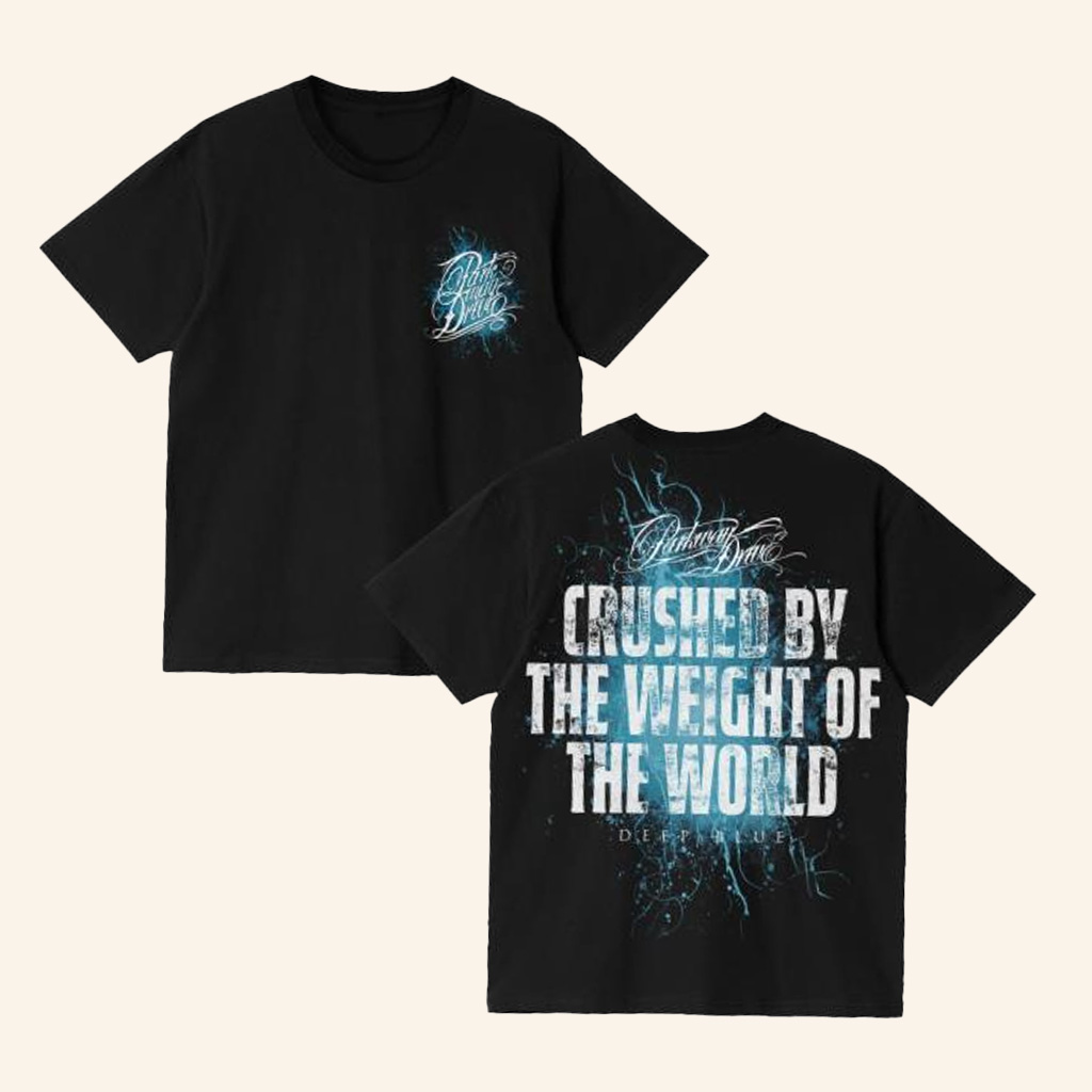 Parkway Drive Rock Merch Deep Blue Crushed T-Shirt Presents For Husband Parkway Drive Rock Merch Deep Blue Crushed T-Shirt Presents For Husband