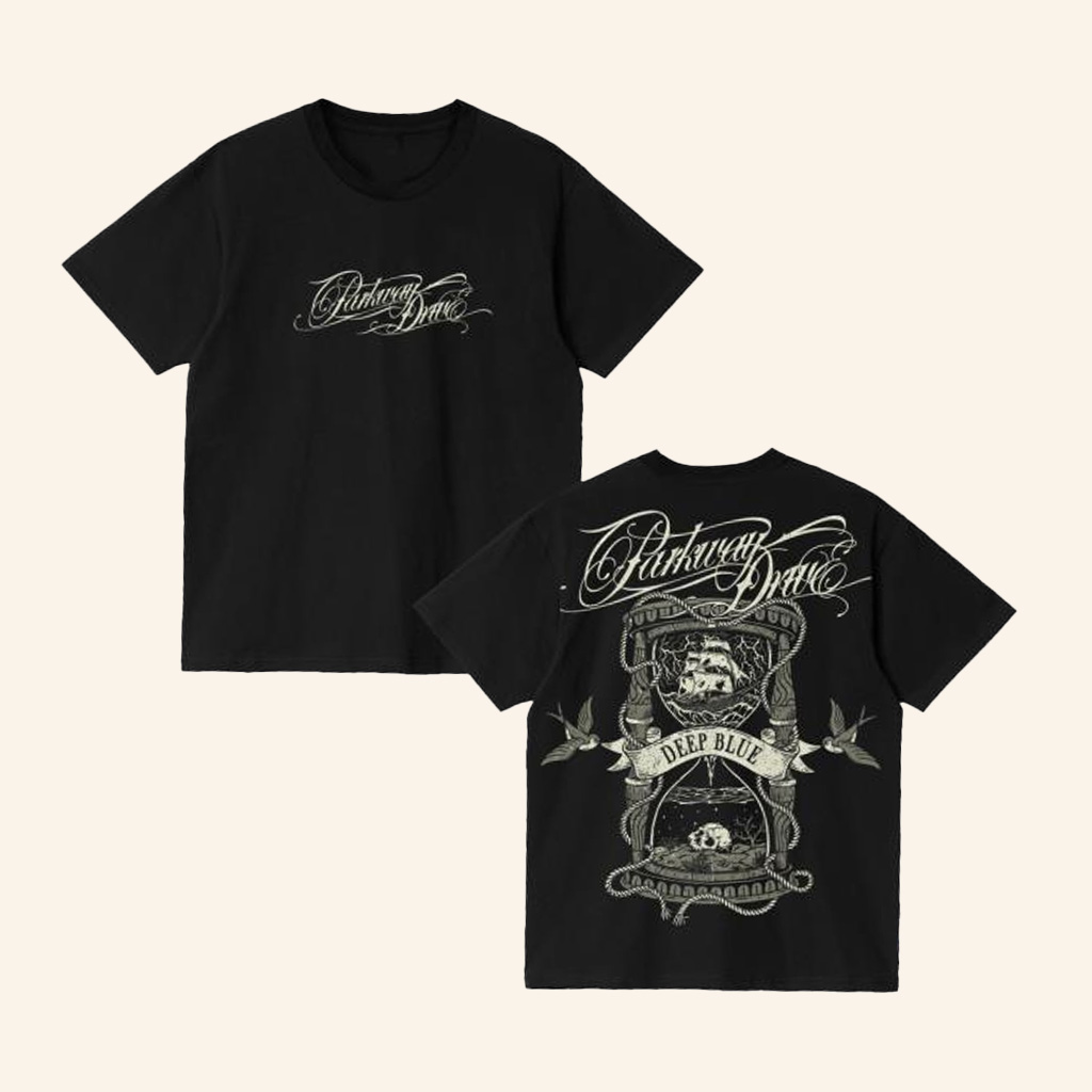 Parkway Drive Rock Merch Deep Blue Hourglass T-Shirt Presents For Dad Parkway Drive Rock Merch Deep Blue Hourglass T-Shirt Presents For Dad