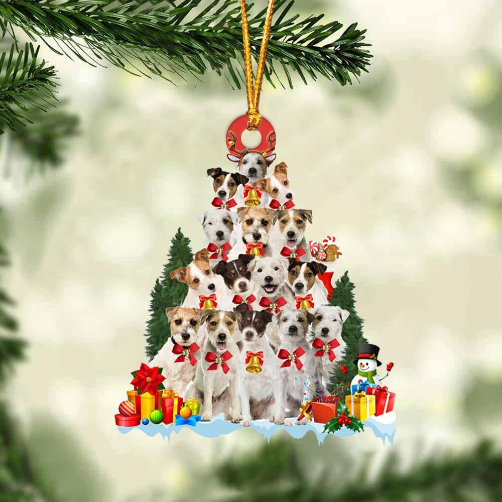 Parson Russell Terrier Dog Christmas Tree Ornament Dog Gifts Acrylic Ornament Dog Gifts Acrylic Ornament