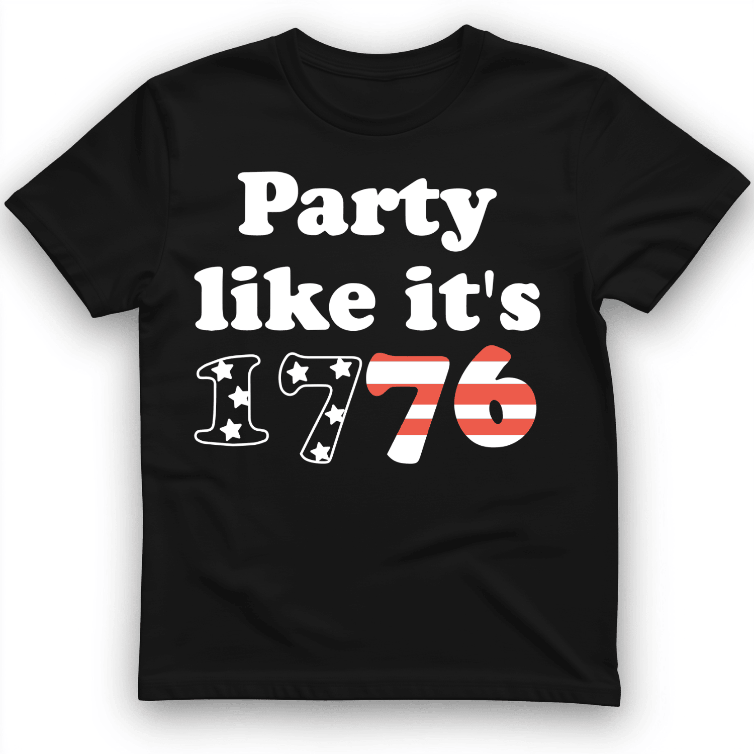 Party Like Its 1776 T-Shirt 4th Of July Shirt Unique Gifts For Patriotic Men