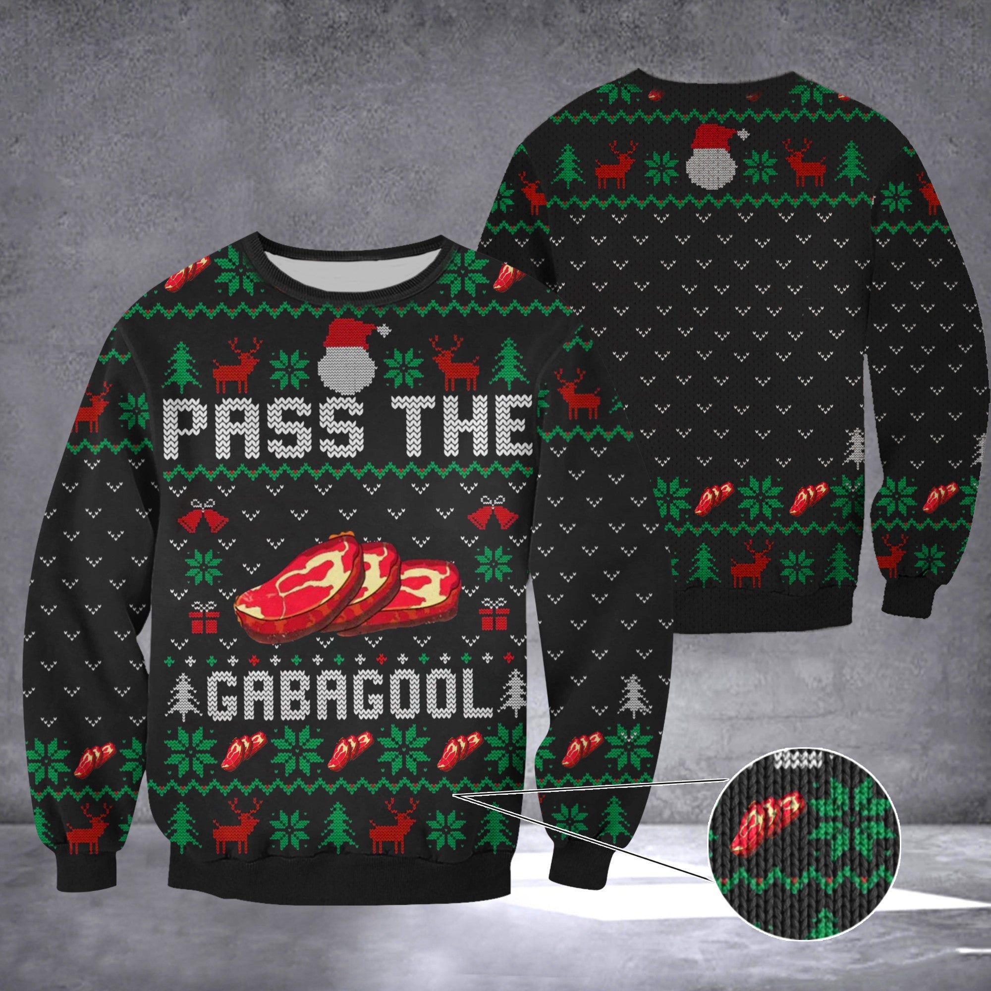 Pass The Gabagool Ugly Christmas Sweater Funny The sopranos Merch Gabagool Xmas Gifts Pass The Gabagool Ugly Christmas Sweater Funny The sopranos Merch Gabagool Xmas Gifts