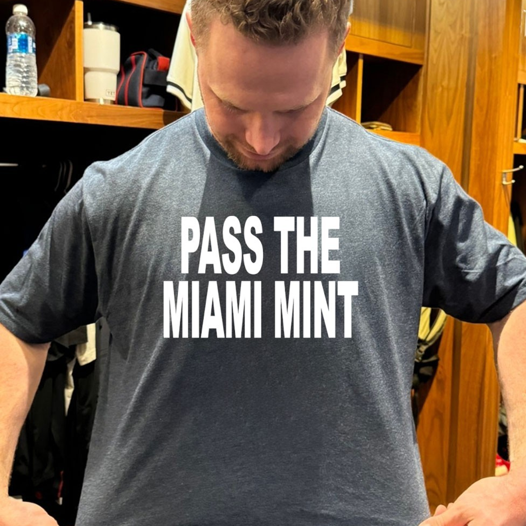 Pass The Miami Mint Shirt Unique Birthday Gift For Dad