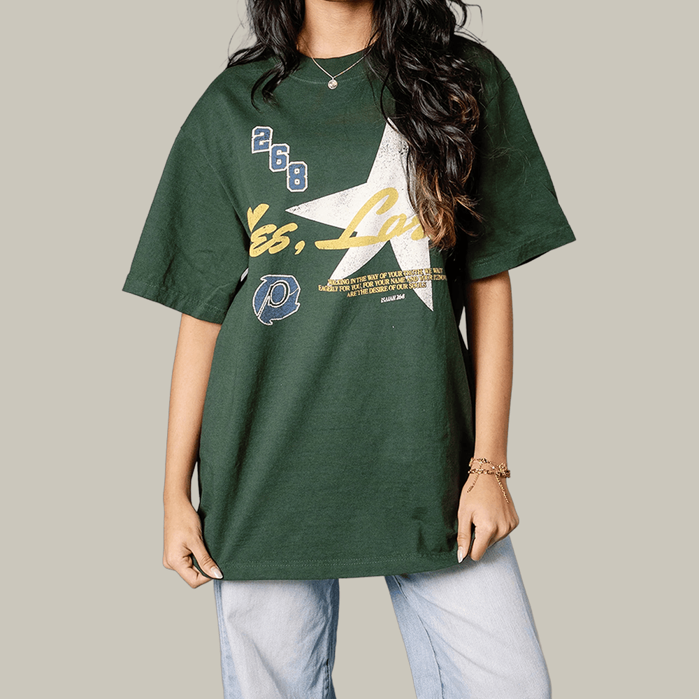 Passion Music Merch Yes Lord T-Shirt Bible Verse 2 68 Shirt Music Fans Gift Ideas