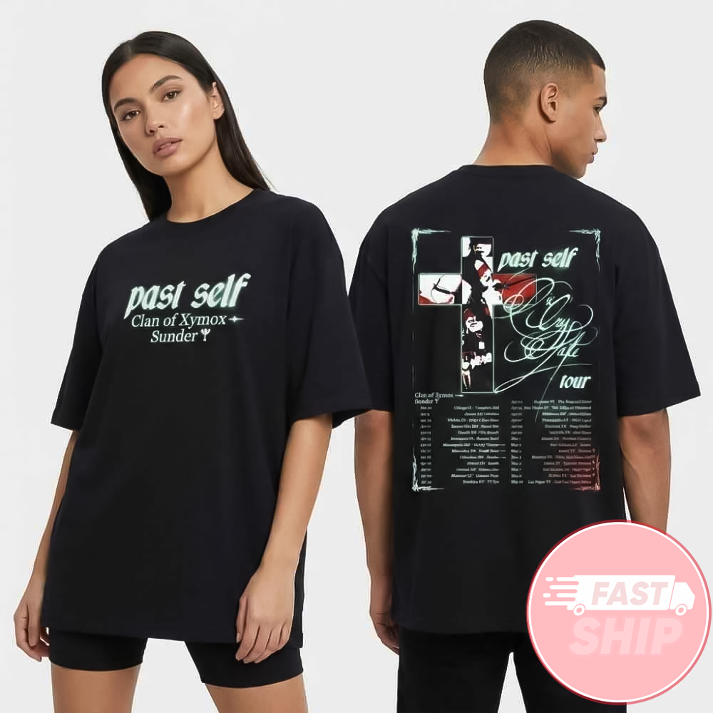 Past Self Die Cry Hate North American Tour 2026 ft Clan Of Xymox And Sunder Poster T-Shirt