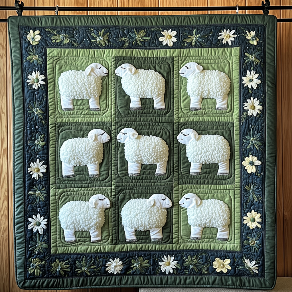 Pasture Pals Quilted Blanket Gifts For Sheep Lovers
