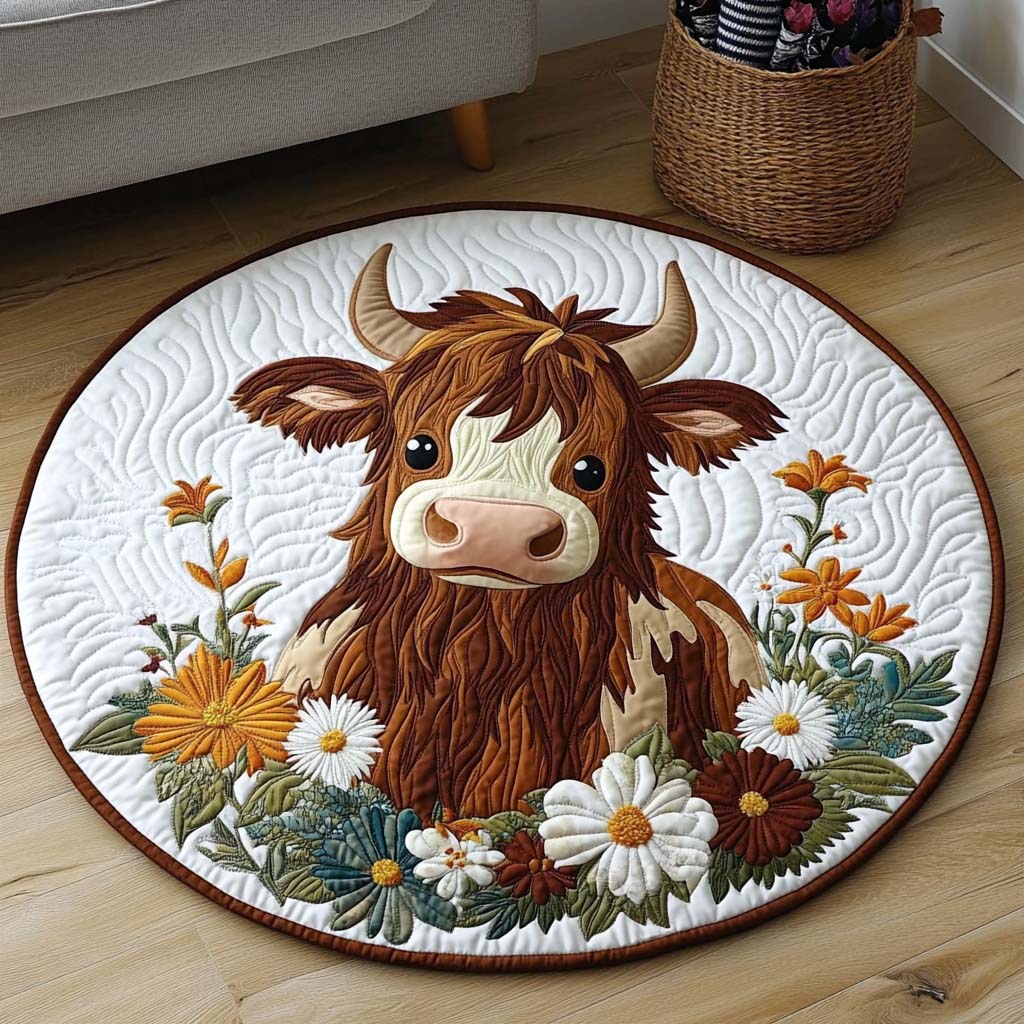 Pasture Pals Quilted Round Mat Entry Way Ideas Christmas Ideas For A Farmer