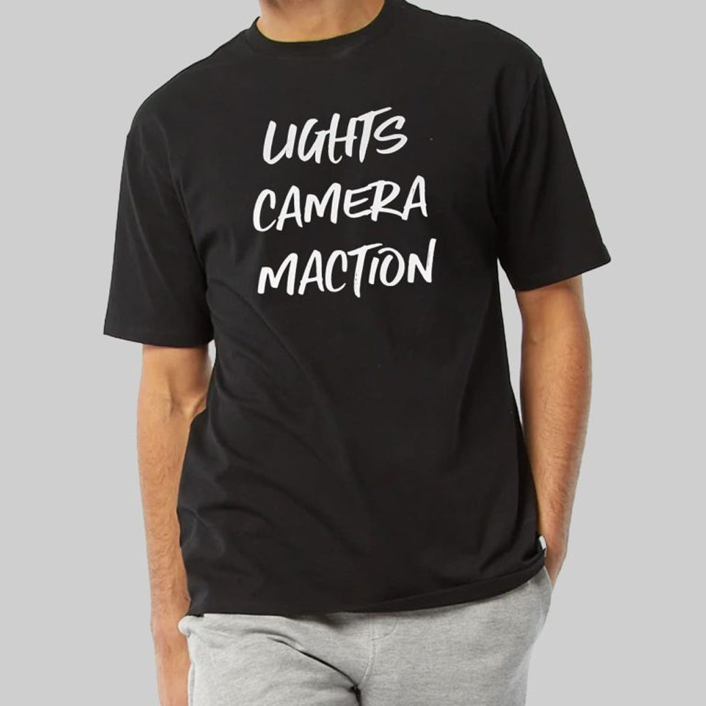 Pat McAfee Lights Camera Maction Shirt Good Christmas Gifts For Boyfriend