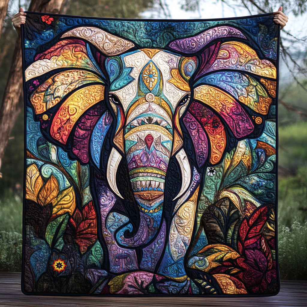 Patchwork Elephant Quilt Blanket Mothers Day Blanket Gifts For Mother In Law