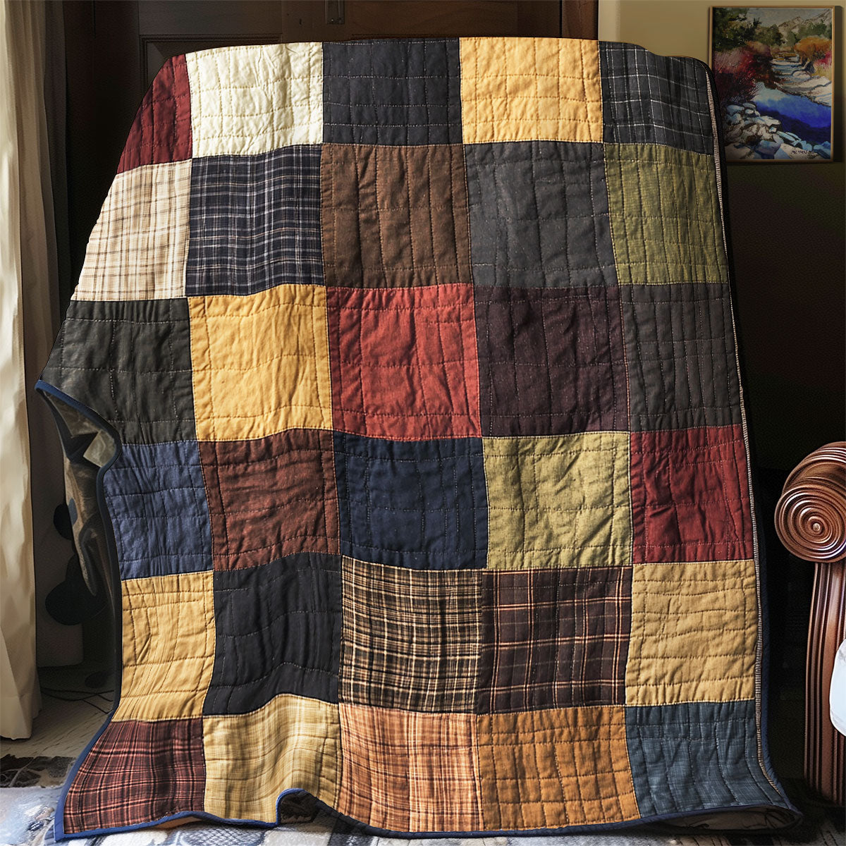 Patchwork Quilt Blanket King Blanket Best Christmas Presents For Mom
