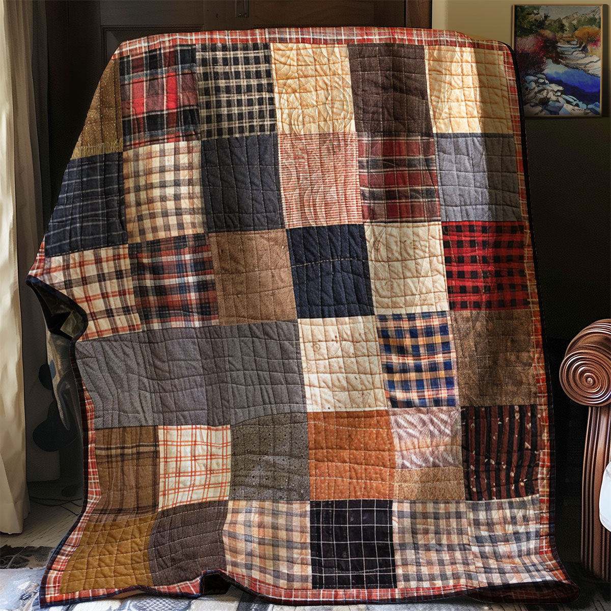Patchwork Quilt Blanket King Blanket Nana Gifts Christmas