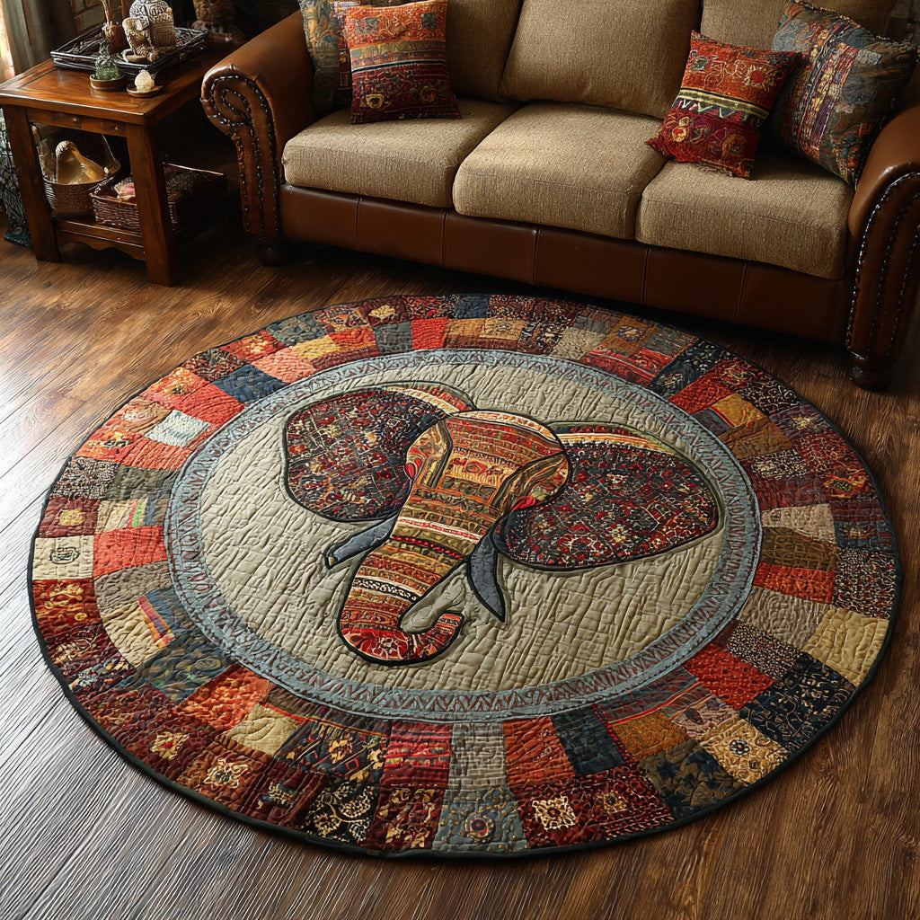Patchwork Quilted Round Mat Foyer Decor Ideas Christmas Gifts For Daughter In Law