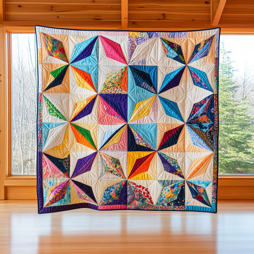Patchwork Star Quilt Luxury Quilt Blanket for Elegant Home Decor