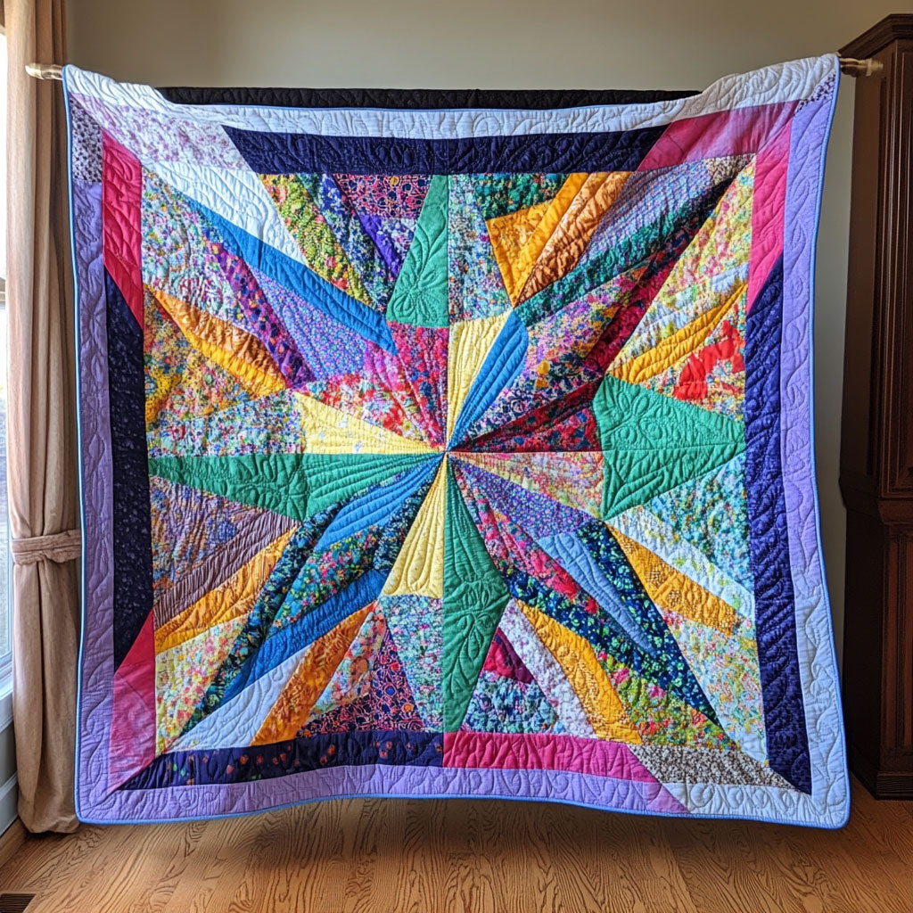 Patchwork Star Quilt Unique Quilt Blanket Gift for Special Occasions