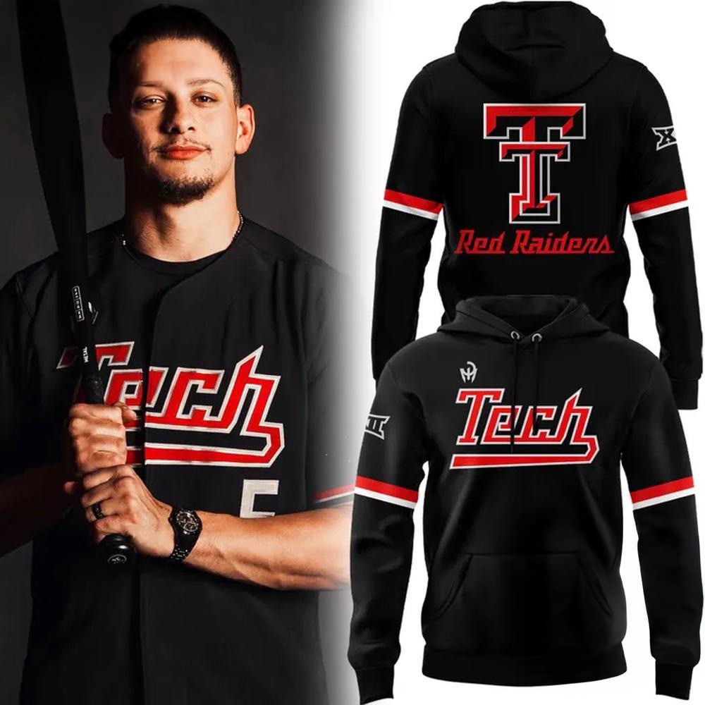 Patrick Mahomes x Texas Tech Red Raiders Baseball Special 2025 Hoodie Basketball Fan Gift Ideas