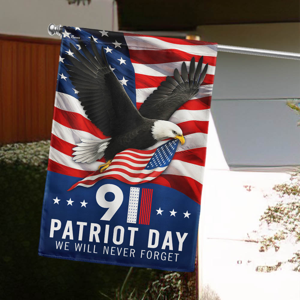 Patriot Day 911 We Will Never Forget Memorial Day Eagle Flag