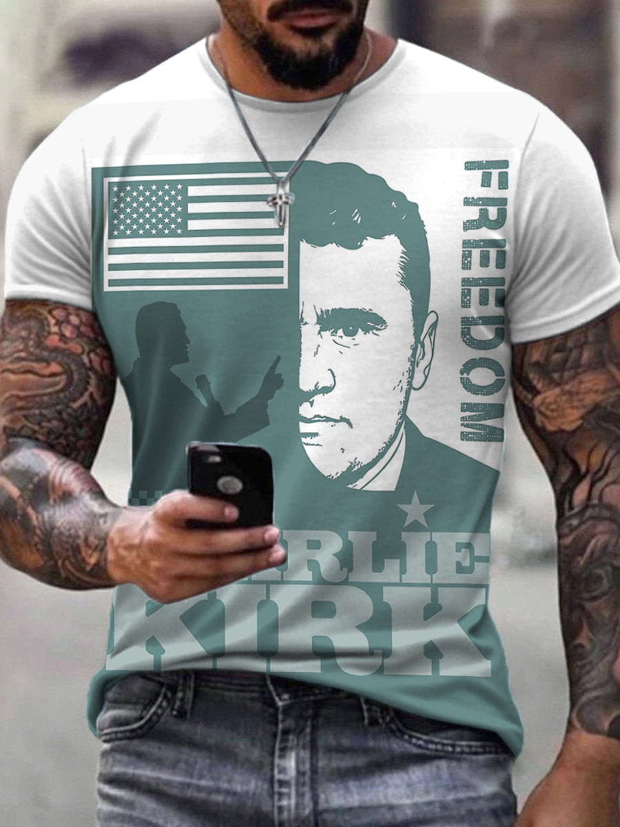 Patriot T Shirt White Turning Point Usa Merch
