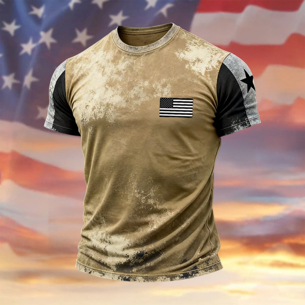 Patriotic American Flag Graphics T-Shirt Independence Day 2026 Clothing July 4th Gift