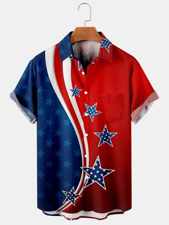 Patriotic American Flag Hawaiian Shirt USA 250 Years Of Freedom Apparel Gift For Patriots