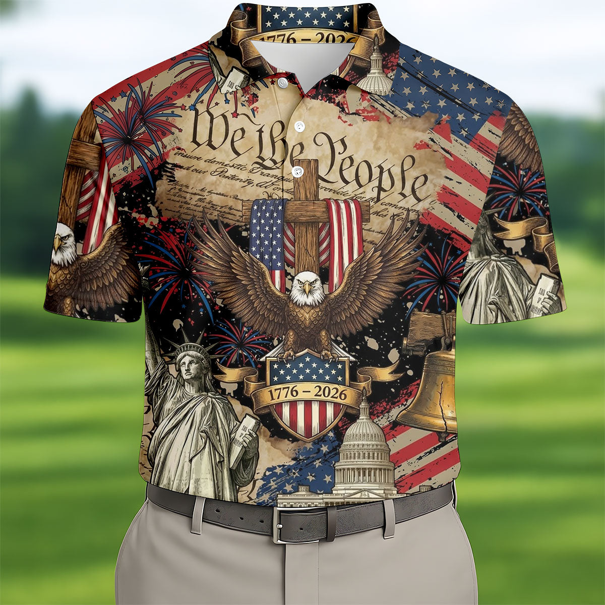 Patriotic Eagle Statue Of Liberty We The People Patriotic Apparel Gifts For Father