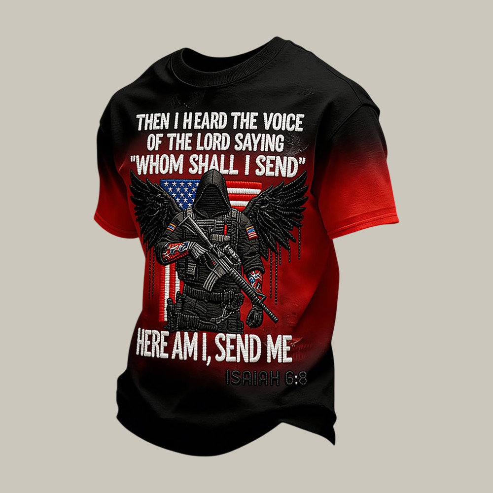 Patriotic Faith Based T-Shirt Bible inspired Clothes Present For Christians