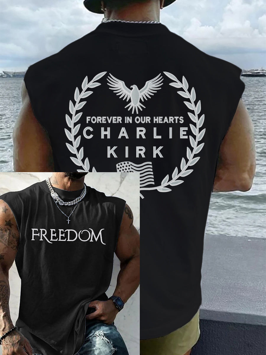 Patriotic Hoodie Vest Black Turning Point Usa Clothing