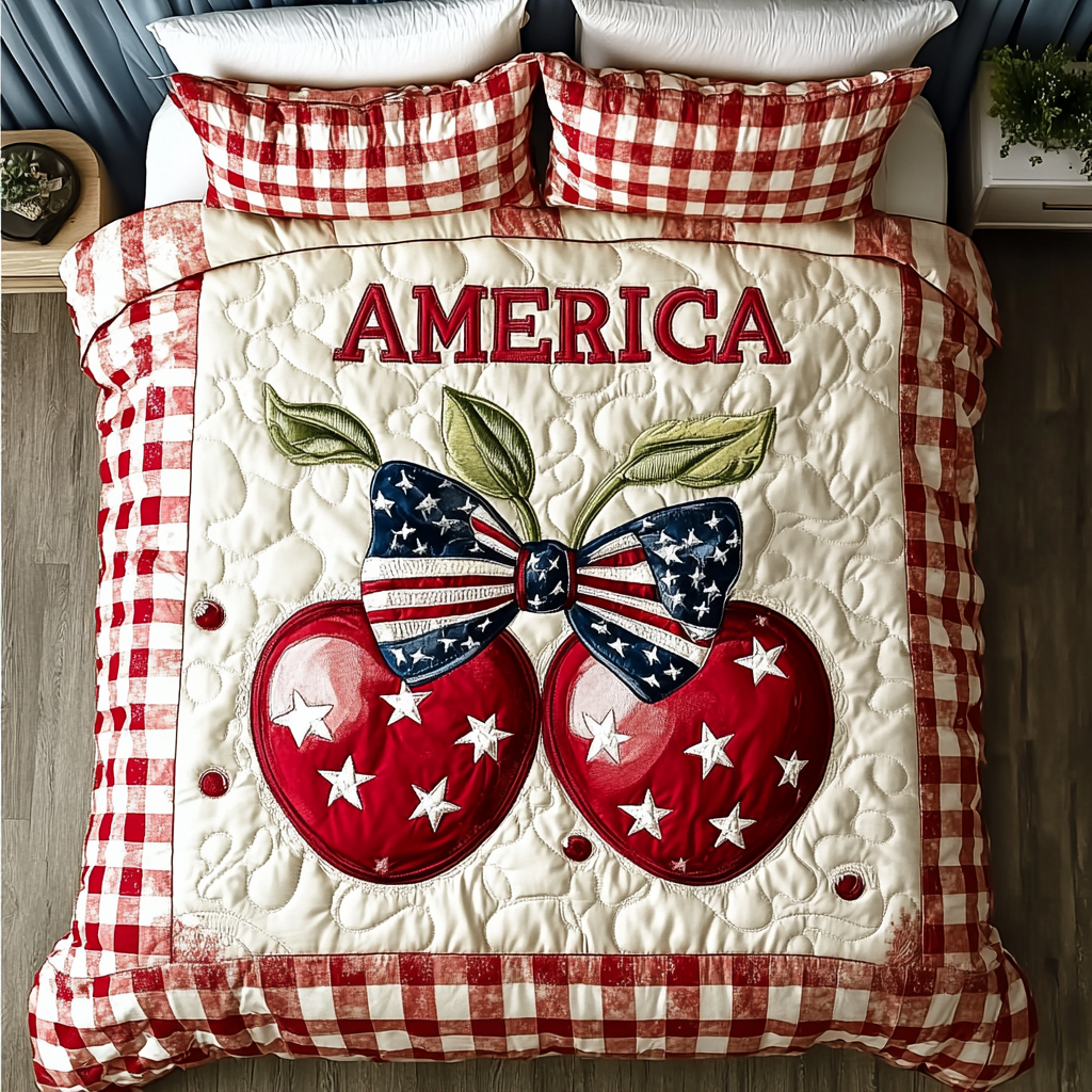 Patriotic Pop Quilted Bedding Set Bedroom Decorations Patriotic Gifts For Dad