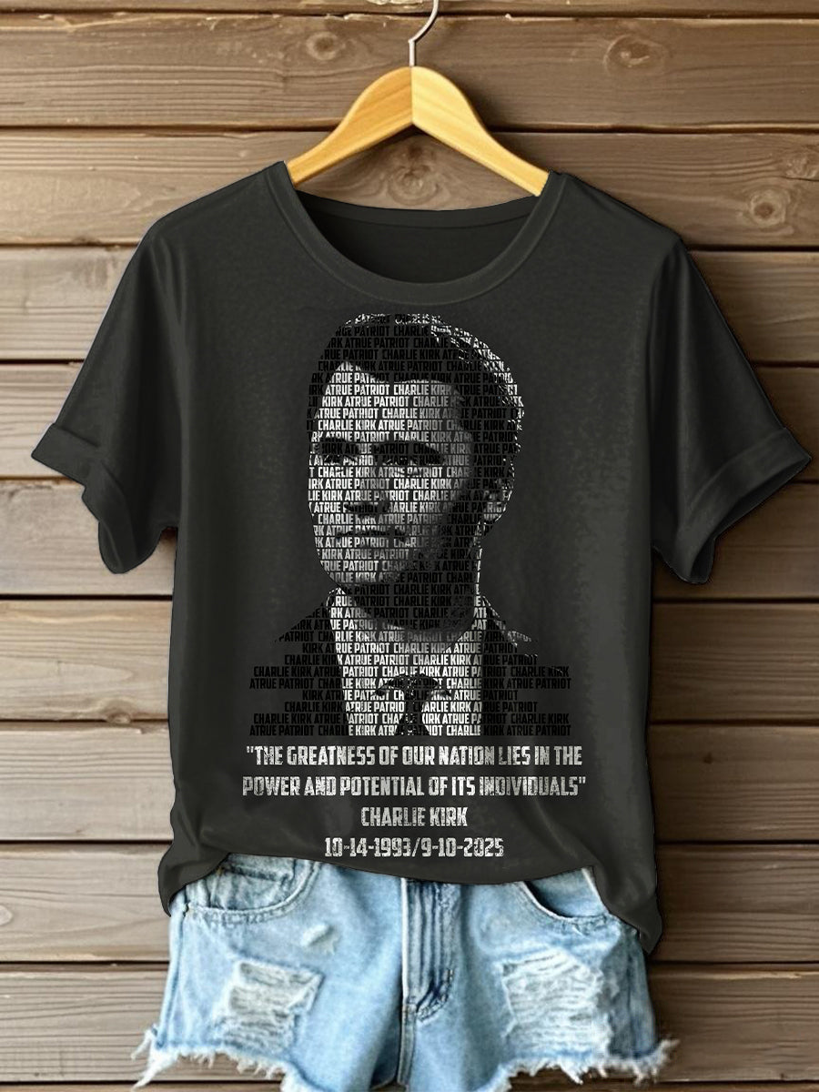 Patriotic T Shirt Black Freedom Shirt Charlie Kirk Wore
