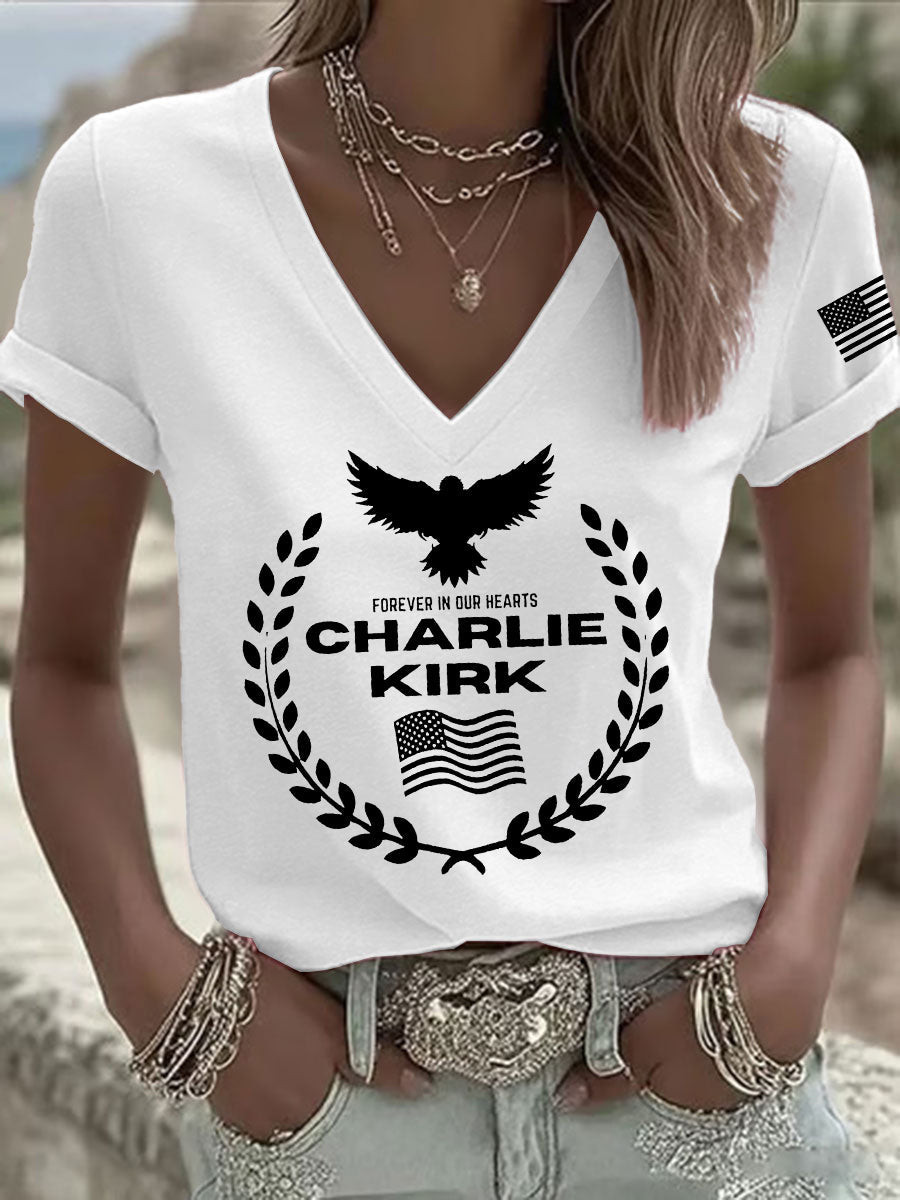 Patriotic T Shirt White Turning Point Usa Merchandise Store