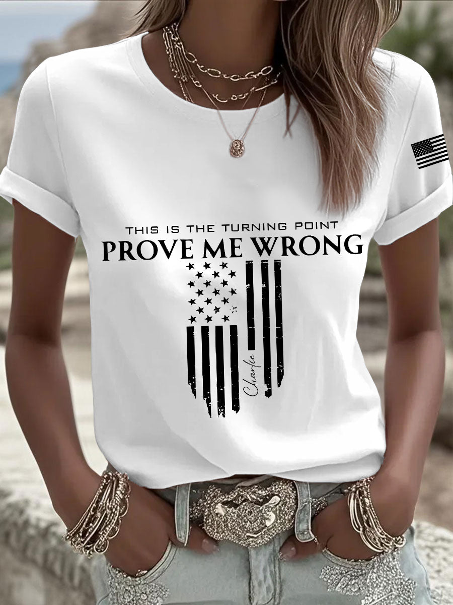 Patriotic T Shirt White We Are Charlie Kirk Merch