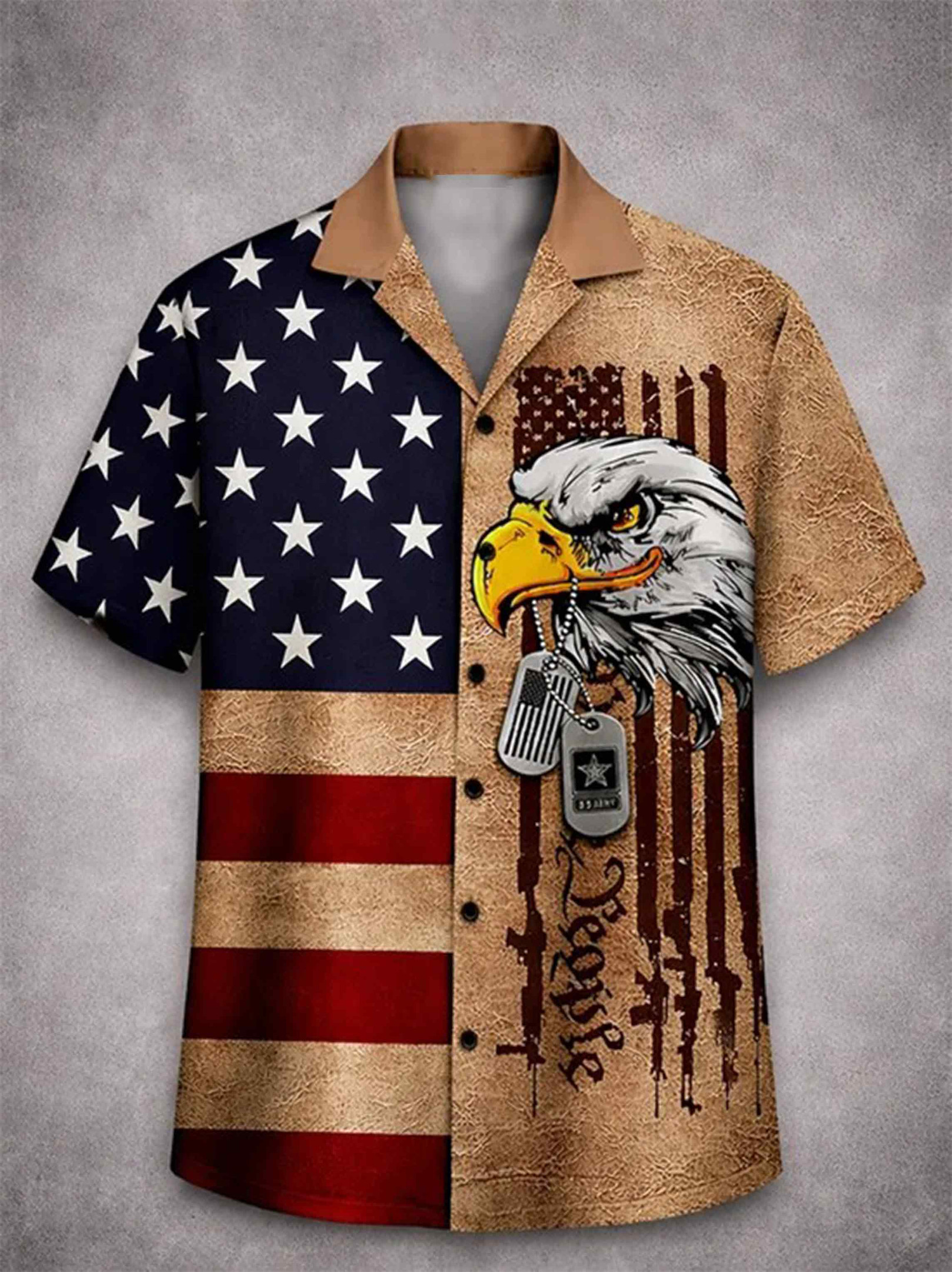 Patriotic We The People Hawaiian Shirt Independence Day 1776 2026 Clothing Gift For Men