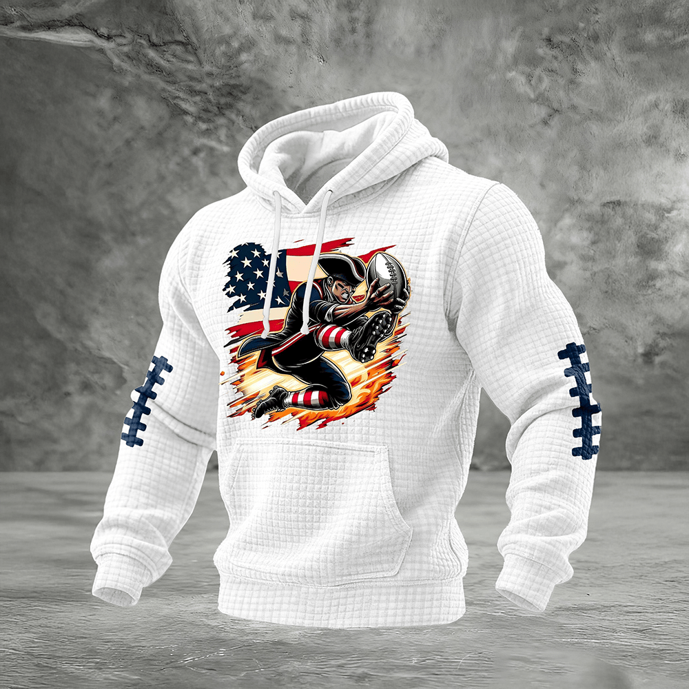 Patriots Football Hoodie American Flag Patriots Football Apparel Gift Ideas For Fans
